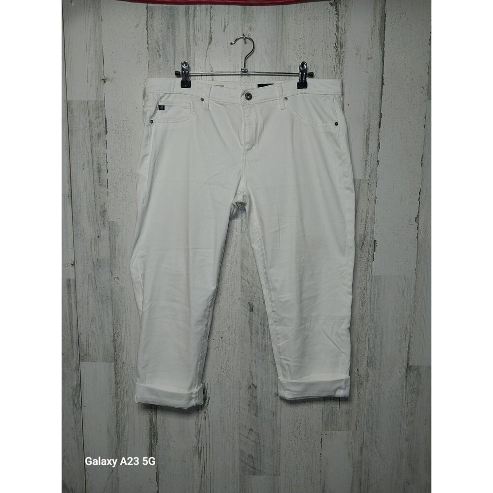 Adriano Goldschmied The Stilt Crop Size 32 White
